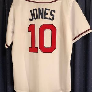 Chipper Jones Majestic Jersey